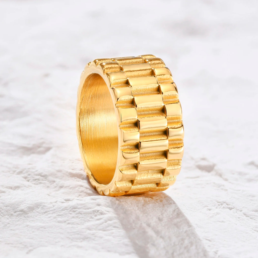 Gold Chain Ring