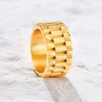 Gold Chain Ring