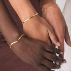 Snake Chain Bracelet Gold | Stainless Steel Women Minimalist Jewelry