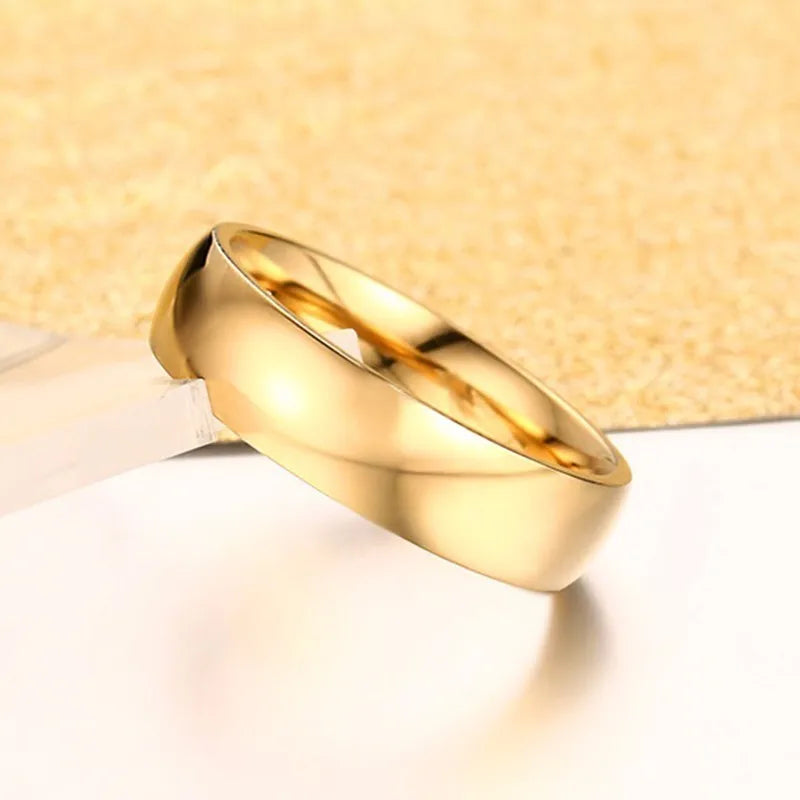 Gold Wedding Band Ring