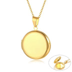 Floral Heart Locket Necklace