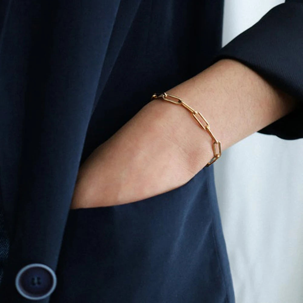 Gold Cuban Link Bracelet