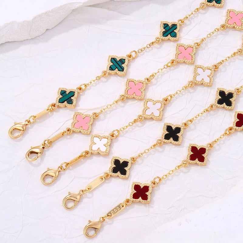 Gold Clover Bracelet