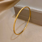 Slim Gold Cuff Bracelet