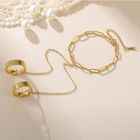 Gold Double Ring