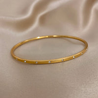 Slim Gold Cuff Bracelet