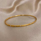 Slim Gold Cuff Bracelet