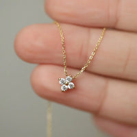 Turquoise Petal Pendant Necklace