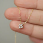 Turquoise Petal Pendant Necklace
