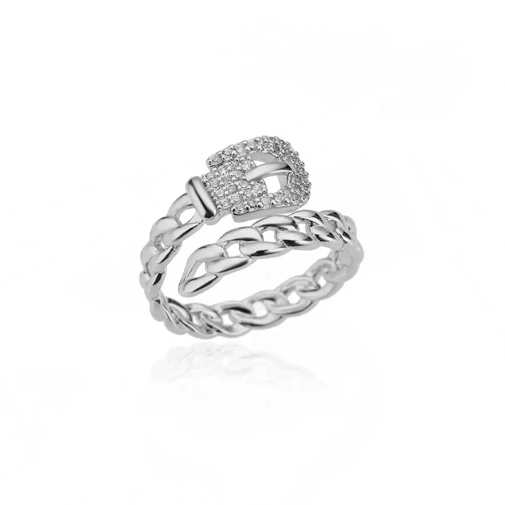 Zircon Belt Ring