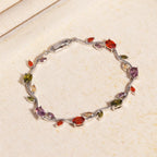 Tulip Flower Zircon Bracelet