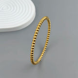 Gold Ball Bead Bracelet – Classic Chain Women's Jewelry