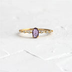 Sterling Silver Purple Ring