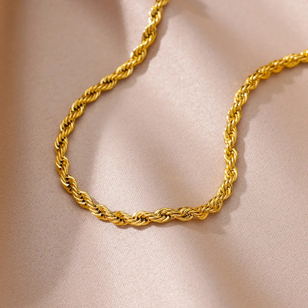 Gold Stainless Steel Anklet