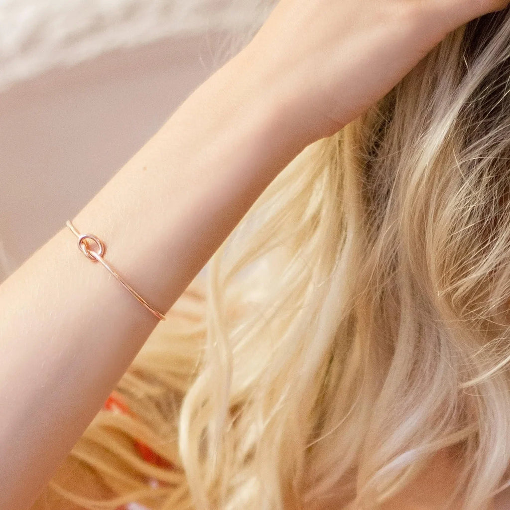 Forever Love Knot Bangle