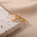 Sun Spinner Anxiety Ring