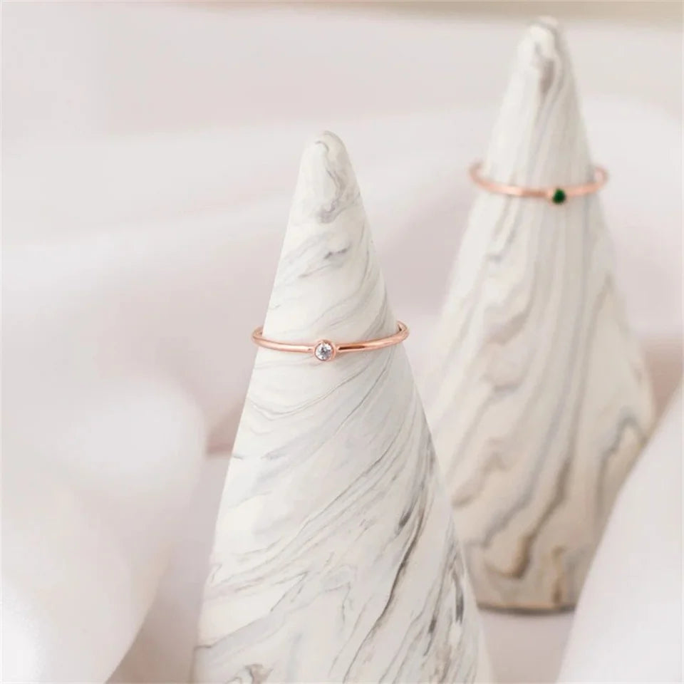 Gold Birthstone Ring