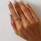 Gold Wave Ring