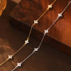 18K Gold Flower Bracelet