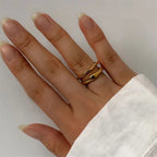 Gold Wave Ring