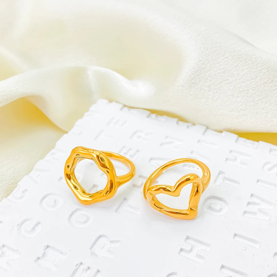 Gold Heart Ring