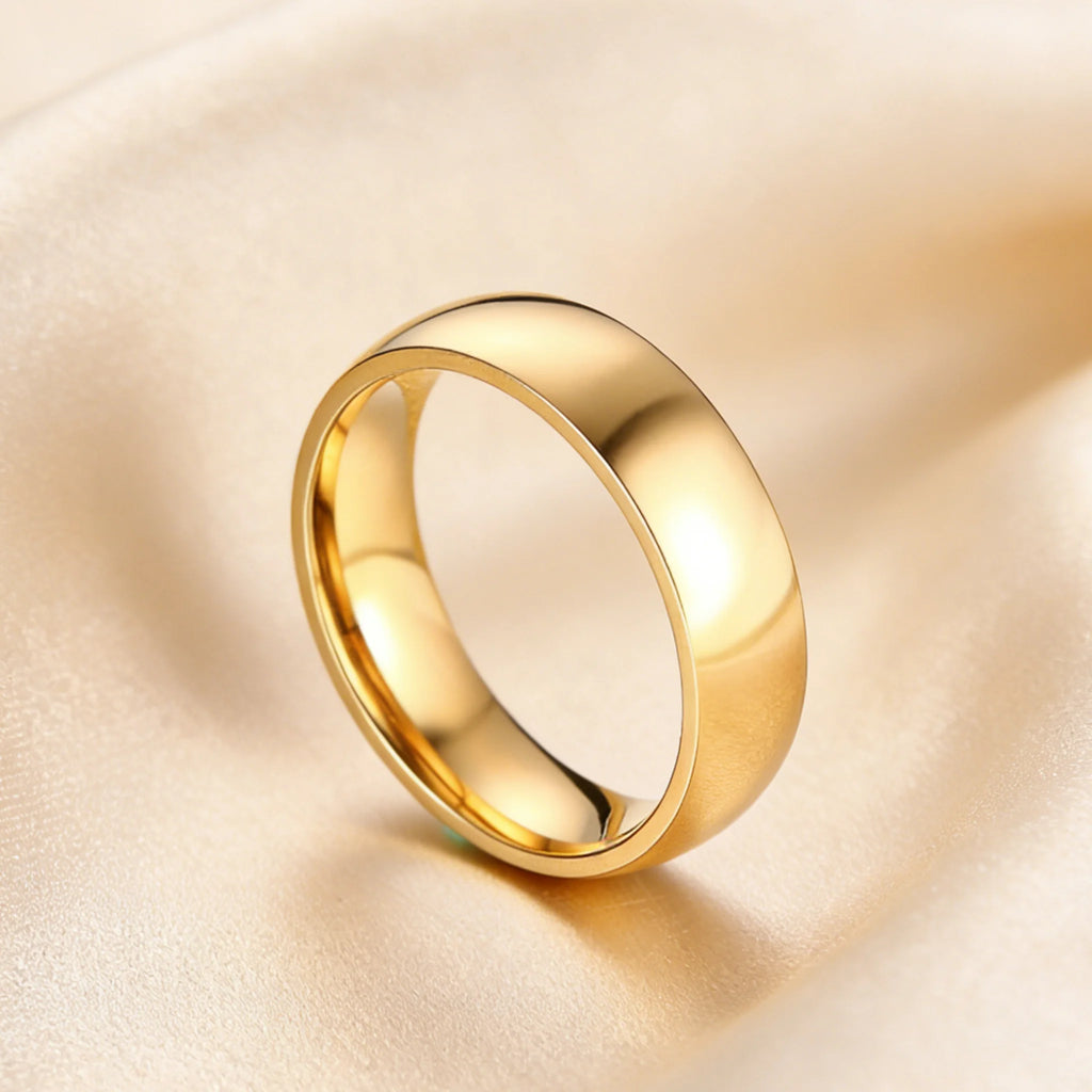 Gold Wedding Band Ring