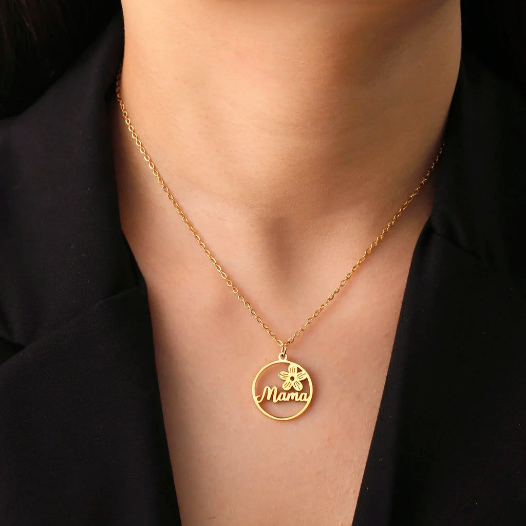 Mama Letter Necklace