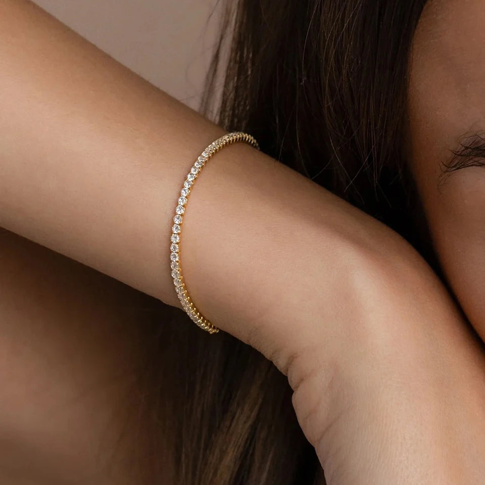Zircon Gold Bracelet