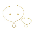 Modern Gold Statement Set
