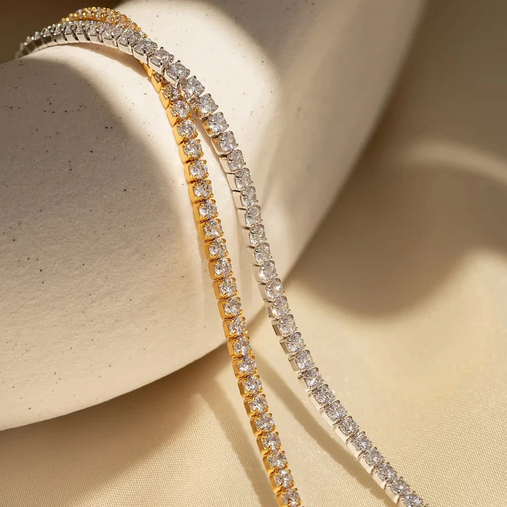 Zircon Gold Bracelet