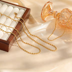 Gold Beads Chain Choker