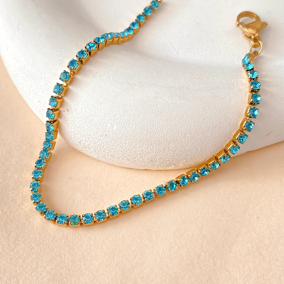 Zircon Gold Bracelet