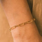 Gold Cuban Link Bracelet