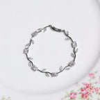 Tulip Flower Zircon Bracelet