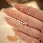 18K Gold Flower Bracelet