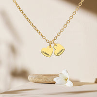 Custom Heart Name Necklace