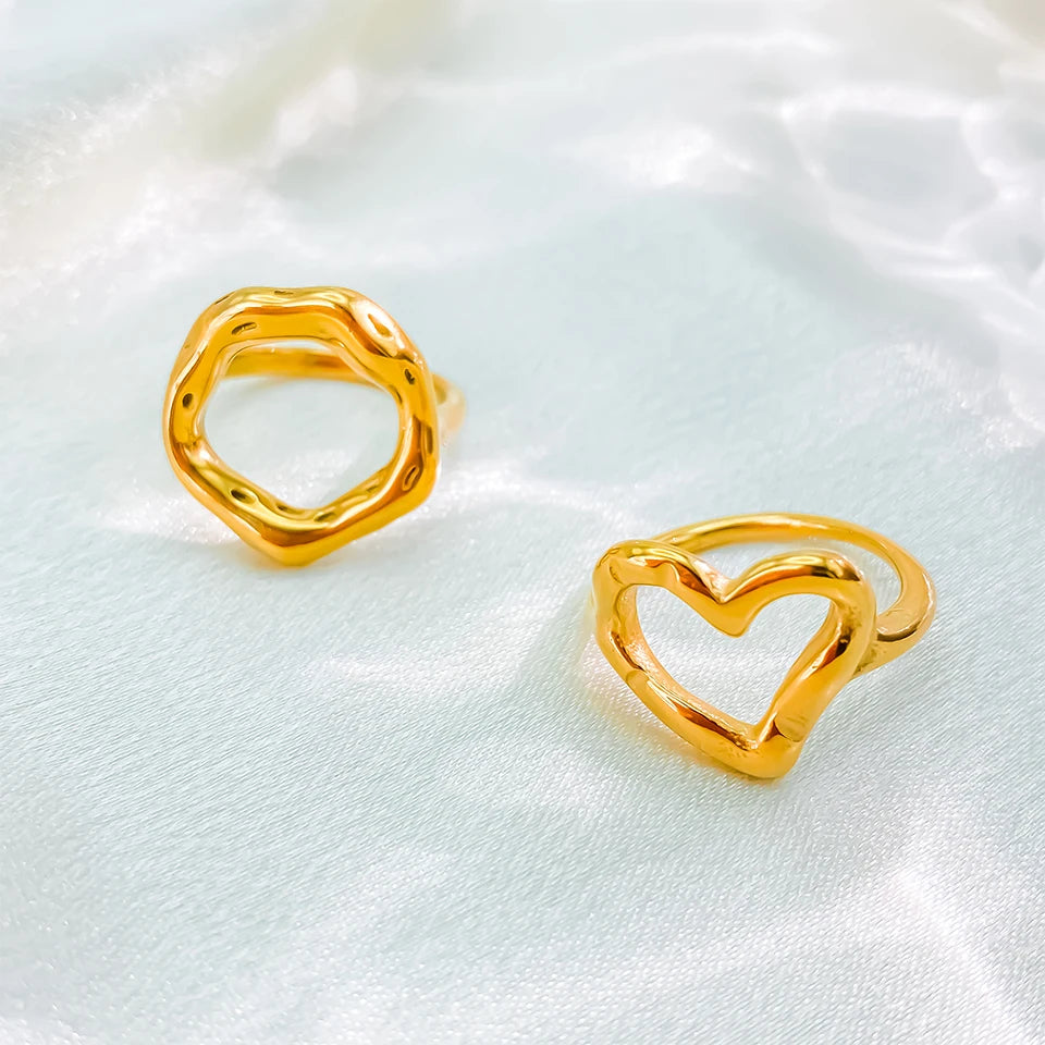 Gold Heart Ring