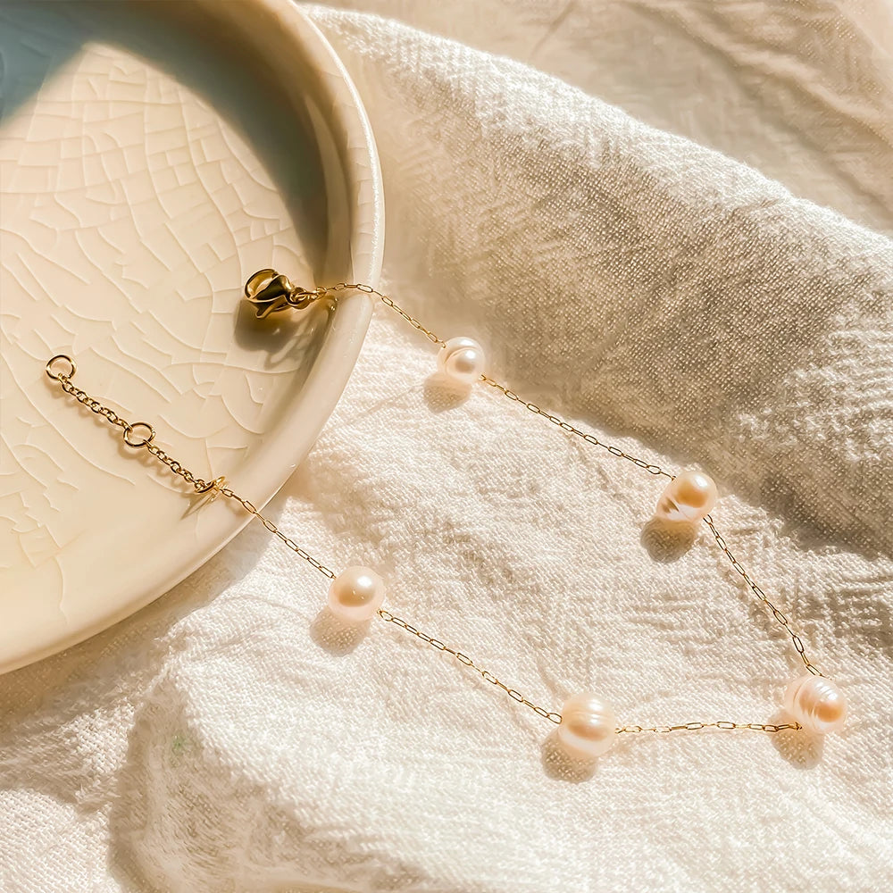 Pearl Chain Bracelet