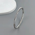 New stainless steel ball bead gold-plated bracelet, classic O-shaped silver bracelet for women, wedding party jewelry