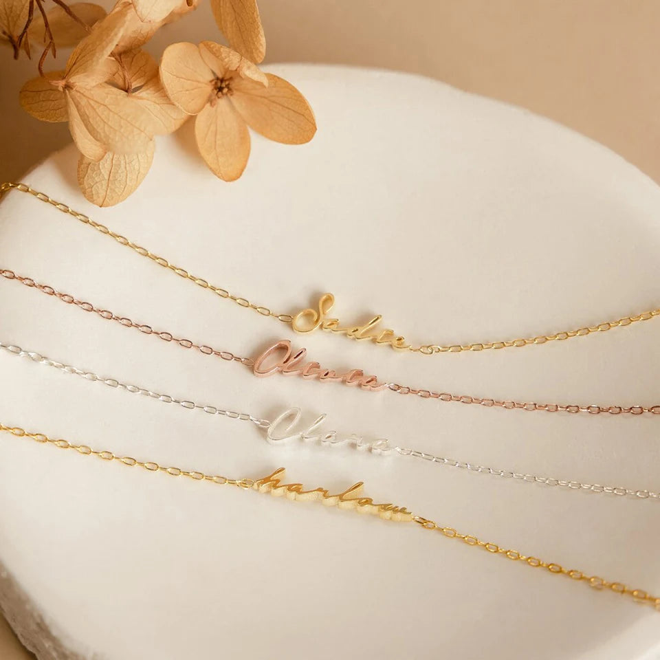 Custom Gold Name Bracelet