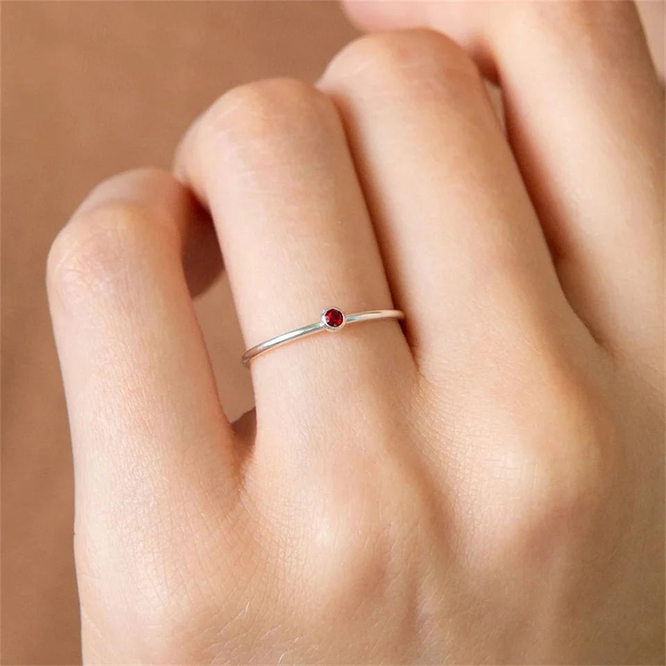 Gold Birthstone Ring