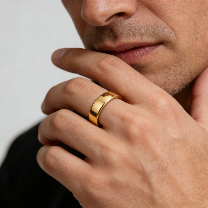 Gold Wedding Band Ring