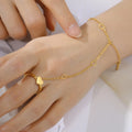 Heart Clover Chain Bracele