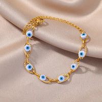 Gold Evil Eye Bracelet