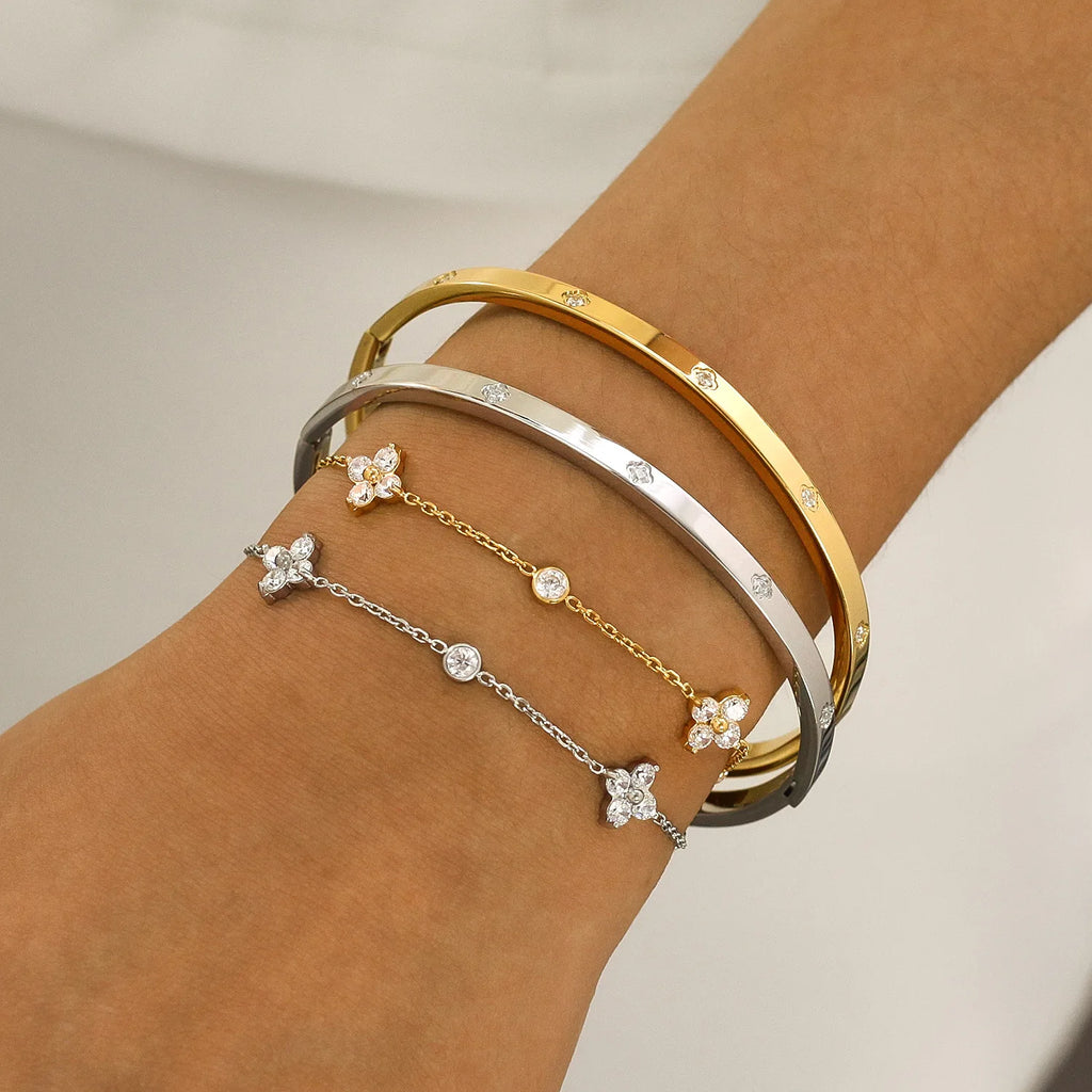 Lucky Clover Bracelet Set