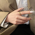 18K Gold Knuckle Ring Set