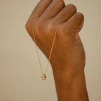 Gold Water Drop Necklace