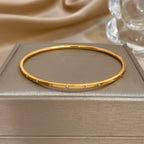 Slim Gold Cuff Bracelet