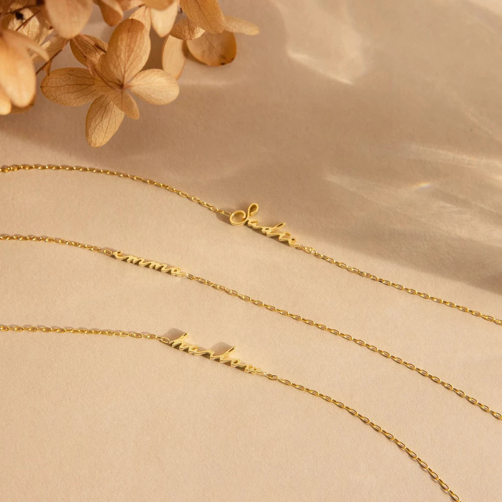 Custom Gold Name Bracelet