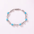 Tulip Flower Zircon Bracelet